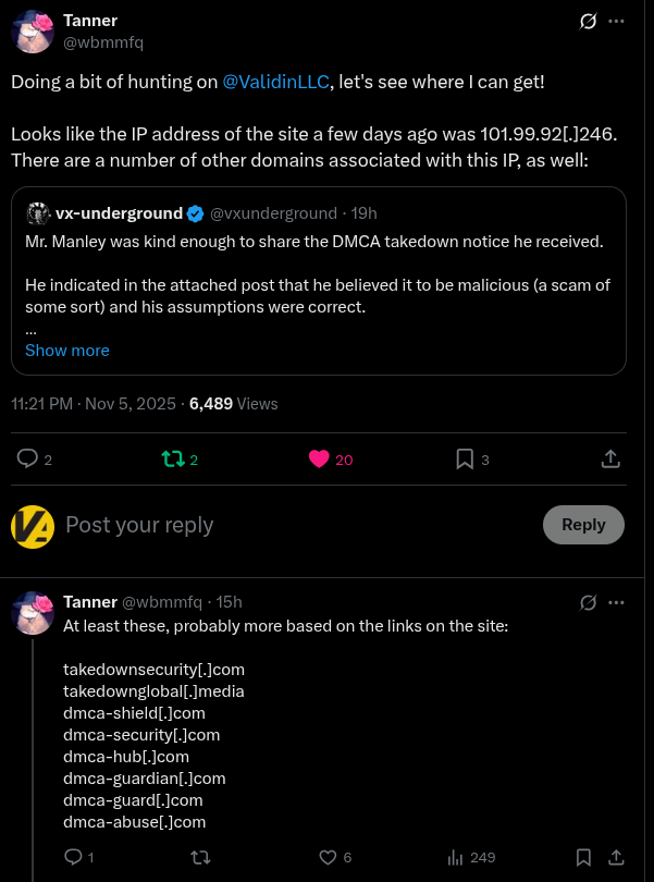 Figure 2. Public reporting of other related domain names. Figure 2. Public reporting of other related domain names.
