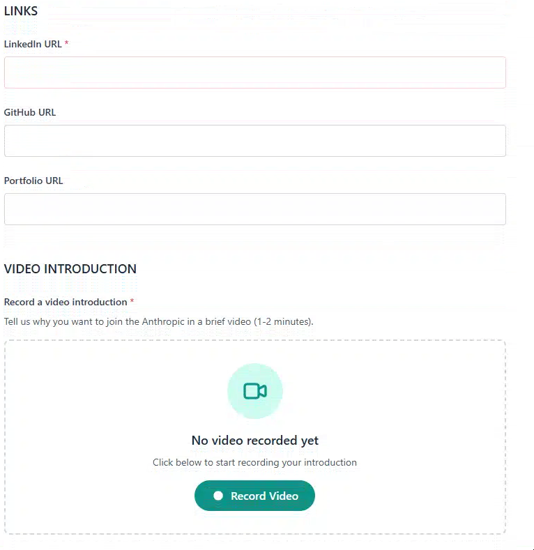 Figure 8. Social links and “video introduction” - which is the point at which the ClickFix lure is delivered, but only if a valid invite code was provided at the time the site was initially visited.
