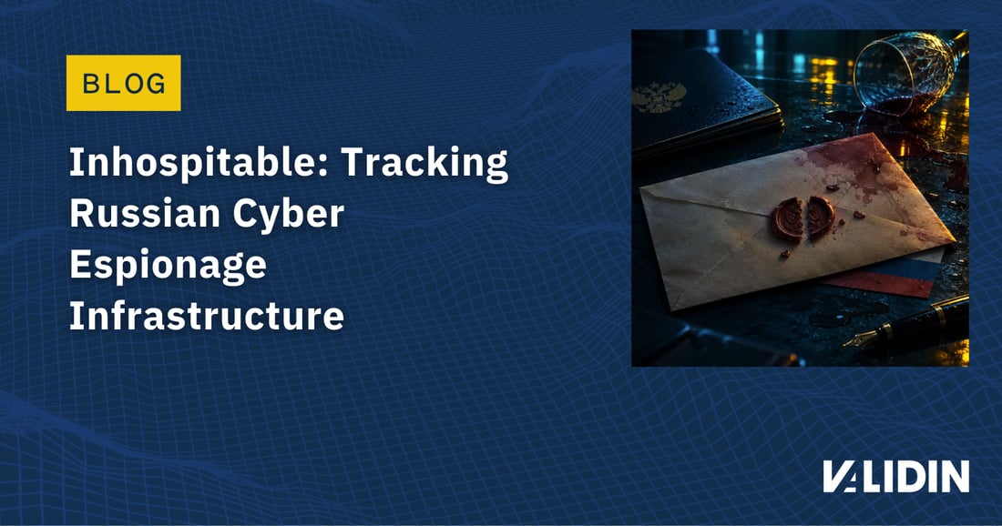 Inhospitable: Tracking Russian Cyber Espionage Infrastructure