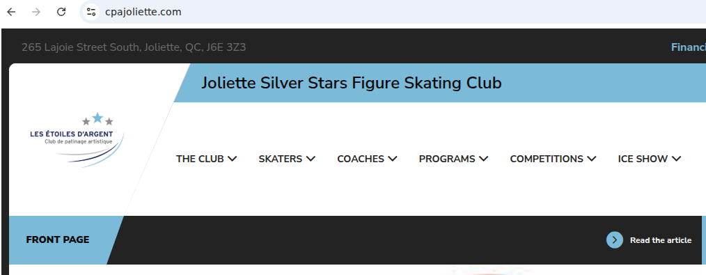 Figure 9. cpajoliette[.]com home page